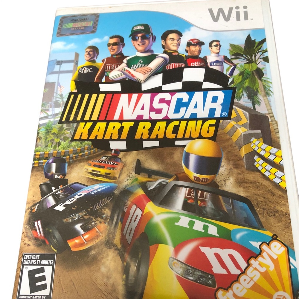 NASCAR Kart Racing (Nintendo Wii, 2009) CIB w/ Manual TESTED & WORKING